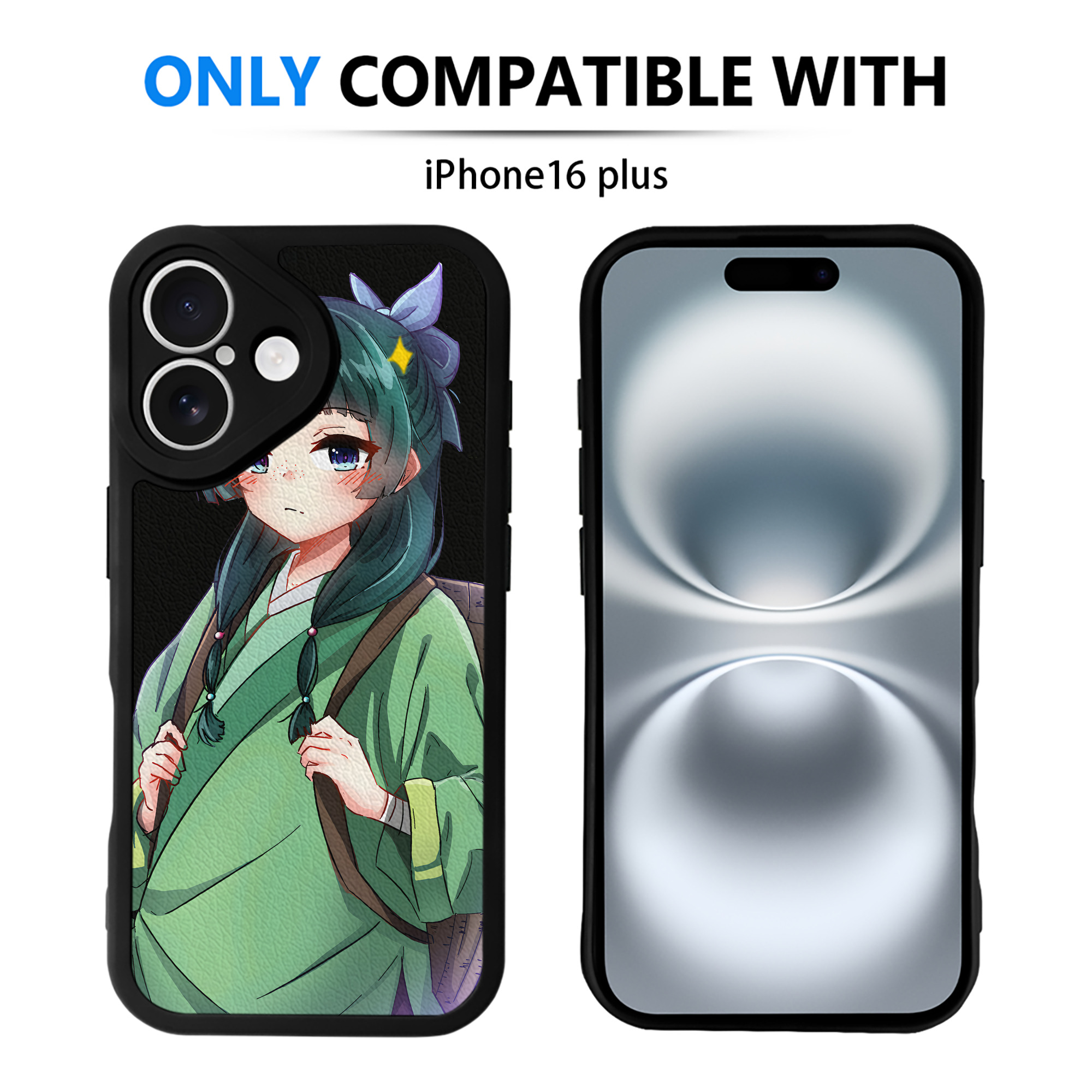 （画像用） 薬屋のひとりごと The Apothecary Diaries 【iPhone 16シリーズ対応】シリコンスマホケース（レザー調） 材質：シリコン